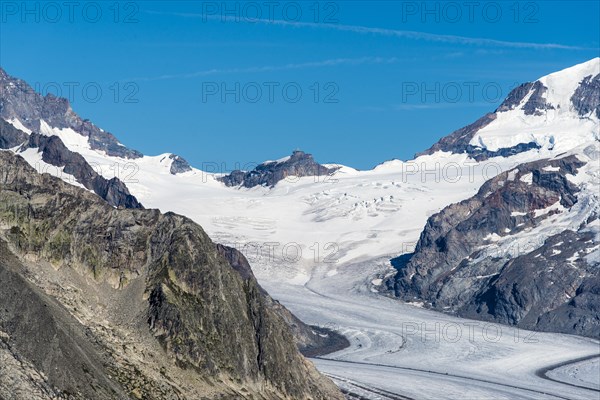 Jungfraujoch in the summer