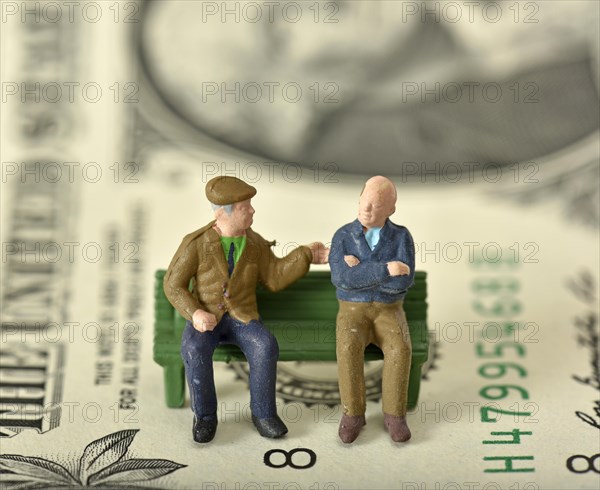 Pensioners on a bench