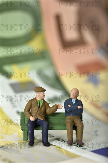 Pensioners on a bench