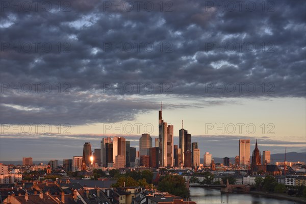 Alte Brucke bridge in front of Skyline