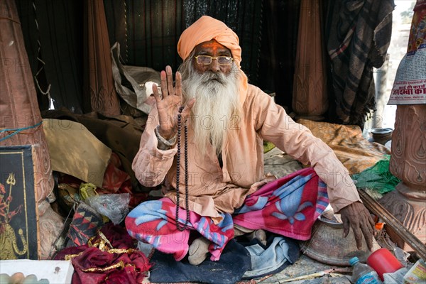 Rajasthani with turban and beard