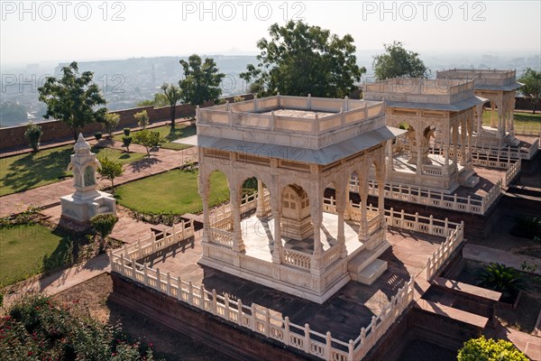 Garden of Jaswant Thada Mausoleum
