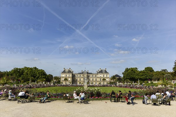 Palais du Luxembourg in the Jardin du Luxembourg