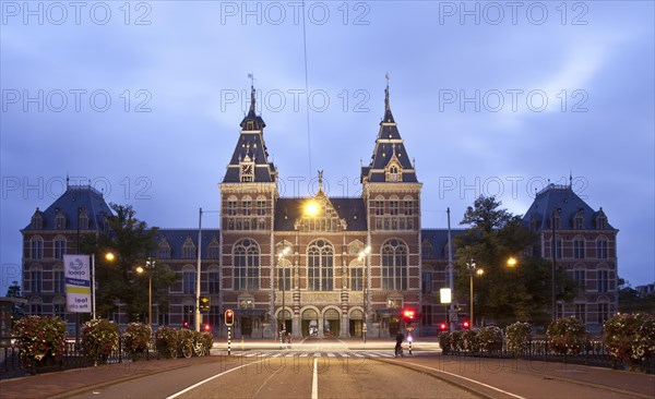 Rijksmuseum museum at twilight
