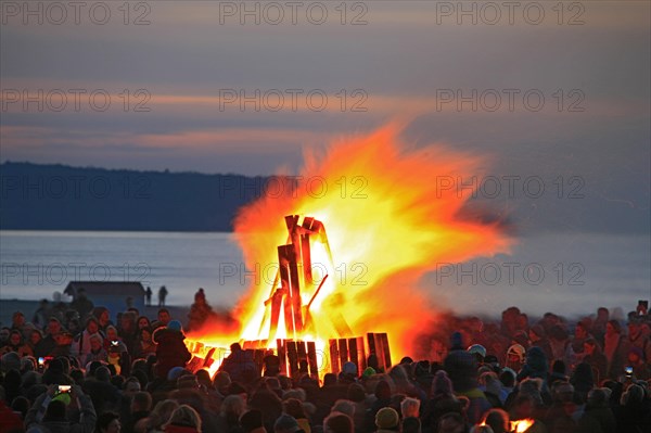 Easter fire on the beach