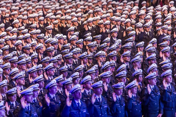 Swearing-in of the police inspector candidates