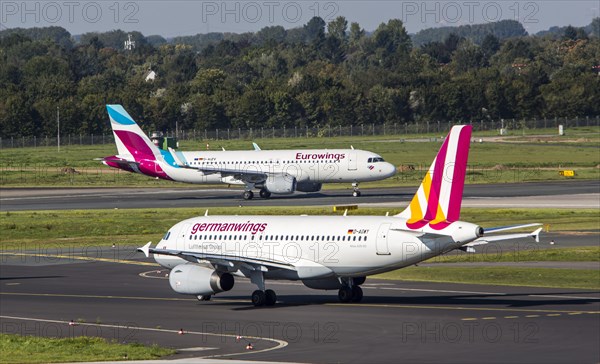 Eurowings Airbus A320 on the runway