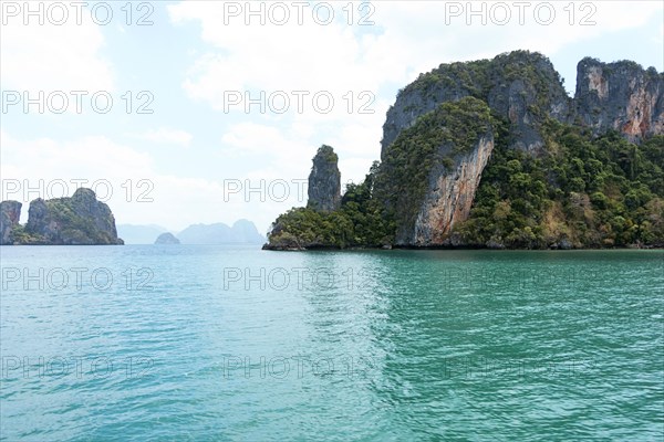 Rock formation in Phang Nga Bay