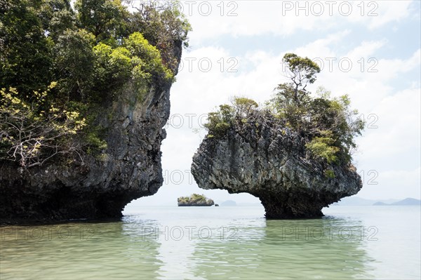 Rock formation in Phang Nga Bay