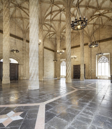 The Hall of Columns at the Silk Exchange