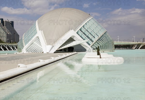 City of Arts and Sciences with the Hemisferic IMAX cinema