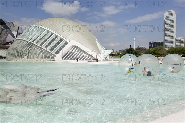 City of Arts and Sciences with the Hemisferic IMAX cinema