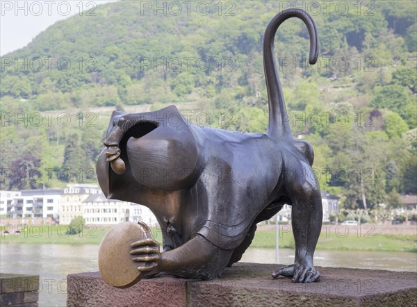 Bridge Monkey sculpture