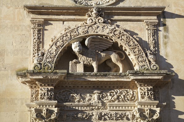 Portal of San Marco Church with the lion