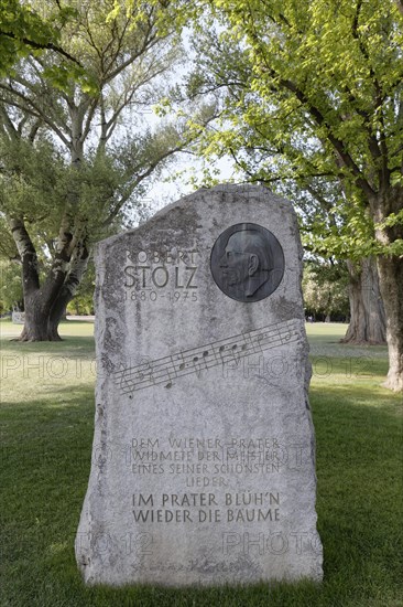 Memorial stone for the composer Robert Stolz
