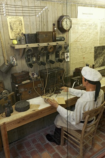 Telecommunications headquarters in a bunker from World War 1