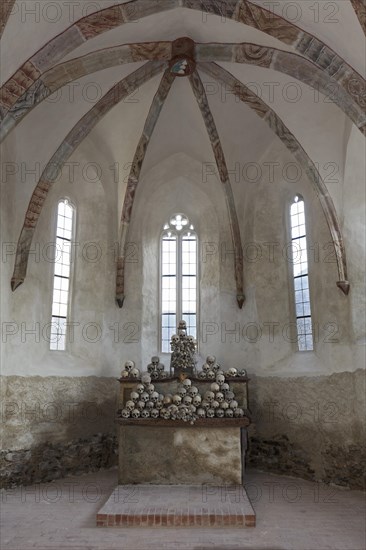 Ossuary or charnel house of the fortified church of St. Michael