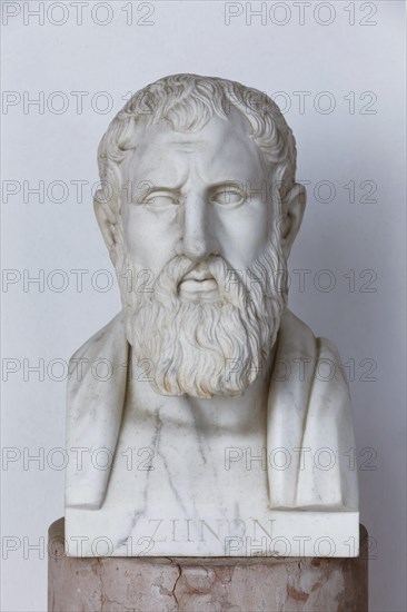 Bust of the Greek philosopher Zenon of Kition