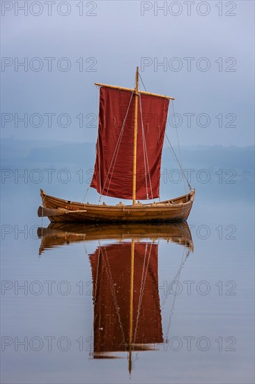A modern replica of a Viking ship called Frigg