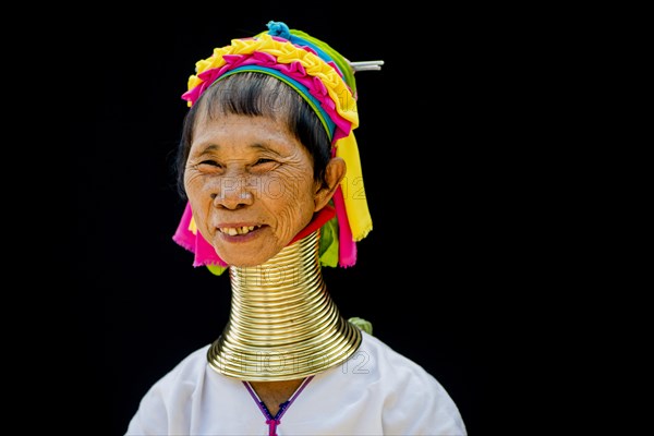 Senior Kayan hill tribe woman