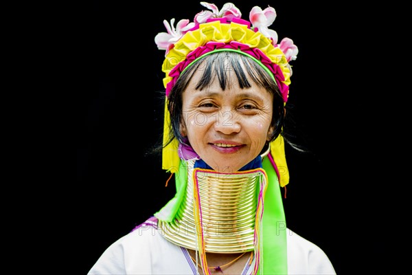 Senior Kayan hill tribe woman