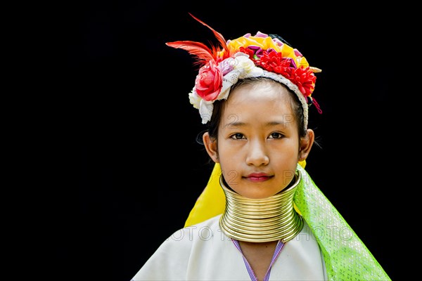 Kayan hill tribe girl