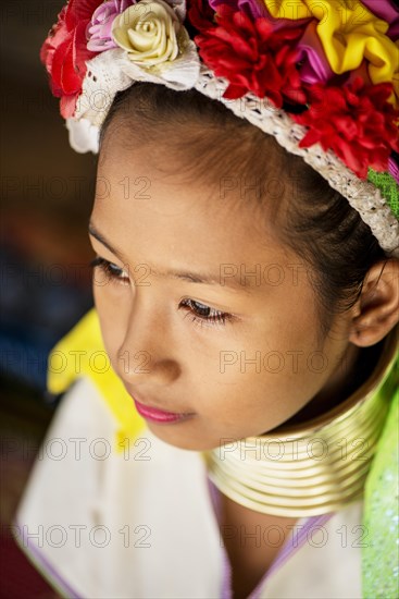 Girl of the Kayan tribe