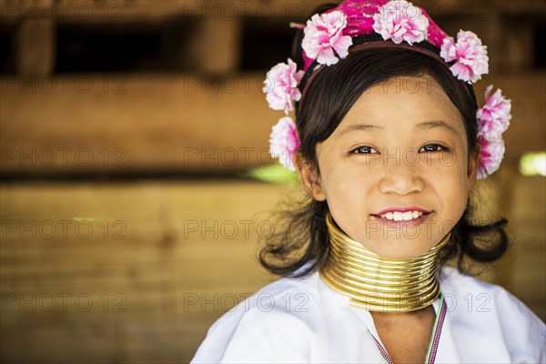 Kayan hill tribe girl