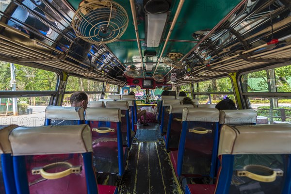 Thai bus interior