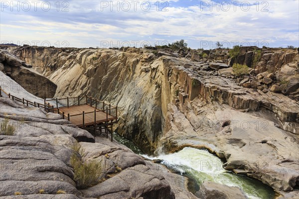 Visitors platform at the Augrabies Falls