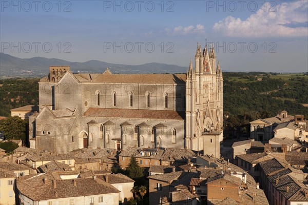 View over the historic centre with Santa Maria Cathedral