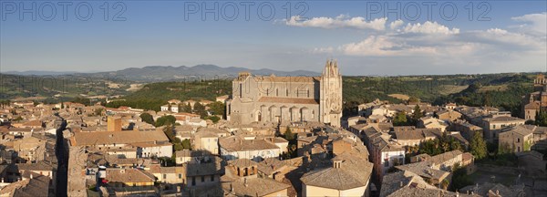 View over the historic centre with Santa Maria Cathedral