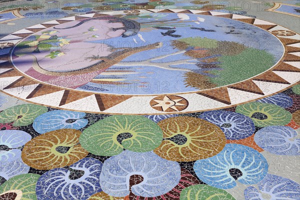 Floor mosaic