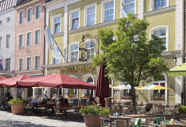 Hofbrauhaus Traunstein on the town square