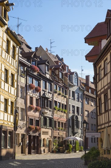 Old crafts houses in Weissgerbergasse