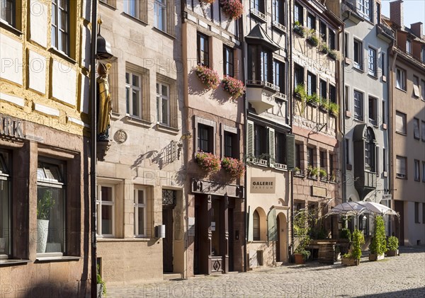 Old crafts houses in Weissgerbergasse