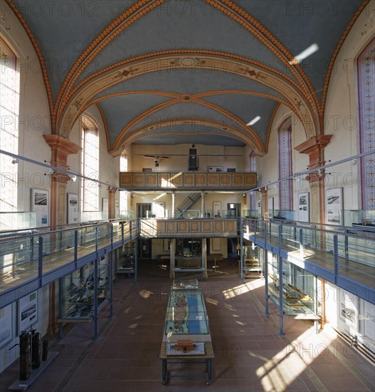 Shipping and shipbuilding museum in the nave of the former Wolfgang Church