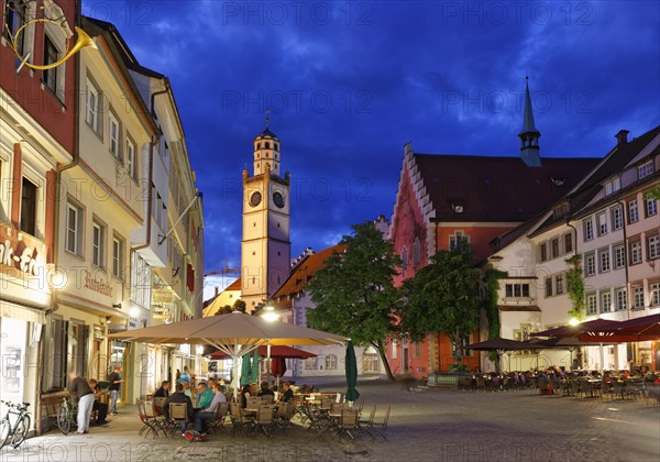 Marienplatz with Blaserturm in the historic centre