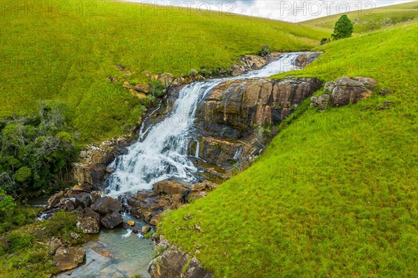 Waterfall at RN4 near Ankazosary