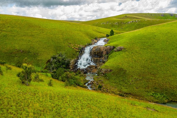 Waterfall at RN4 near Ankazosary