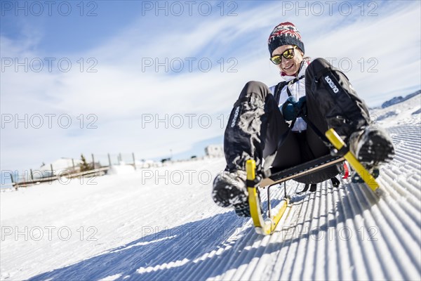 Sledding at Jochgrimm