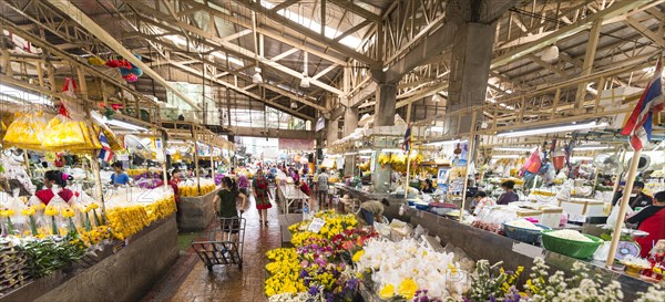 Florist in a sales hall