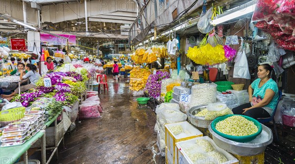 Florist in a sales hall