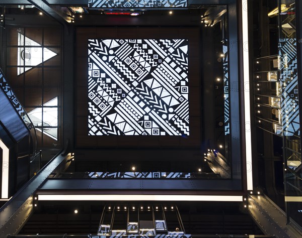 Decorative ceiling in the Siam Center