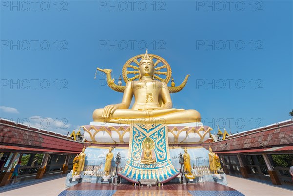 Big Buddha statue at the Wat Phra Yai Ko Pan Temple in Ban Bo Phut