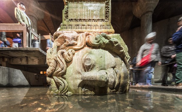 Medusa's Head as a column base