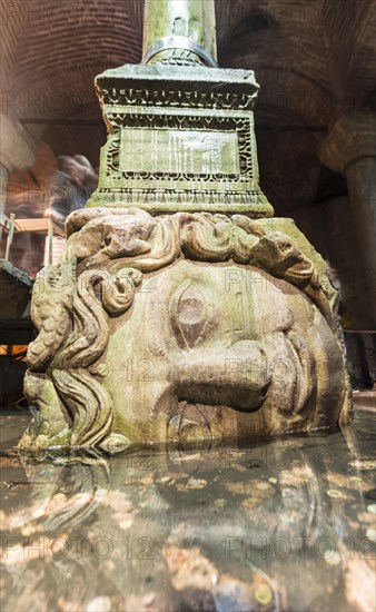 Medusa's Head as a column base