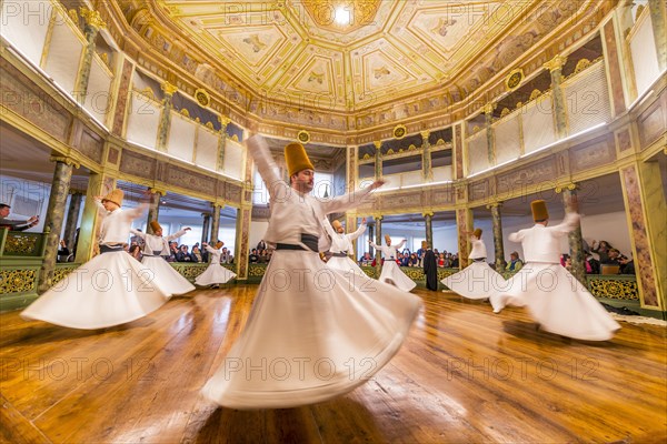 Dancing dervishes from the Sufi Mevlevi Order