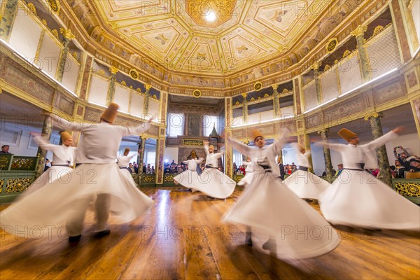 Dancing dervishes from the Sufi Mevlevi Order