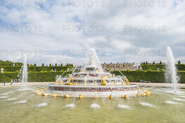 Latona Fountain in Gardens of Versailles